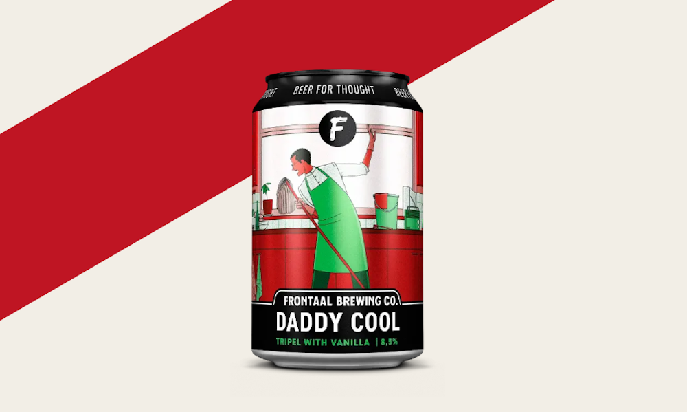 Frontaal Daddy Cool bier