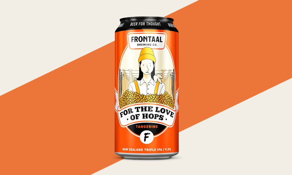 Frontaal For the Love of Hops Tangerine bier