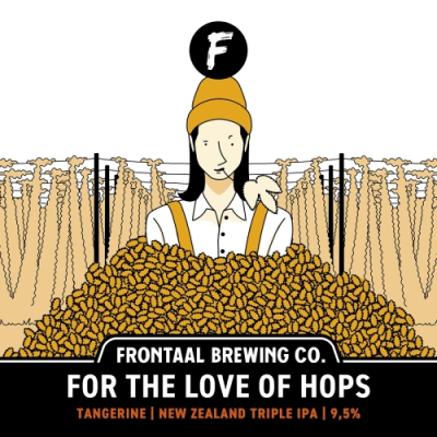 Frontaal For the Love of Hops Tangerine logo