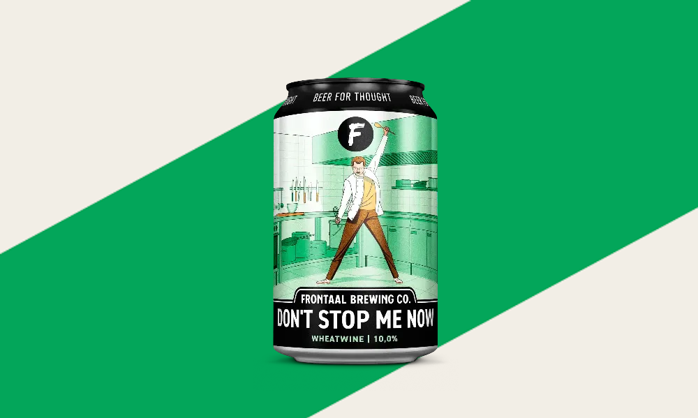 Frontaal Don't Stop me Now bier