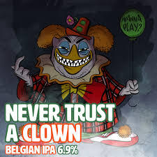 Uiltje Never Trust a Clown Logo