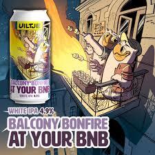 Uiltje Balcony Bonfire At Your BNB Logo