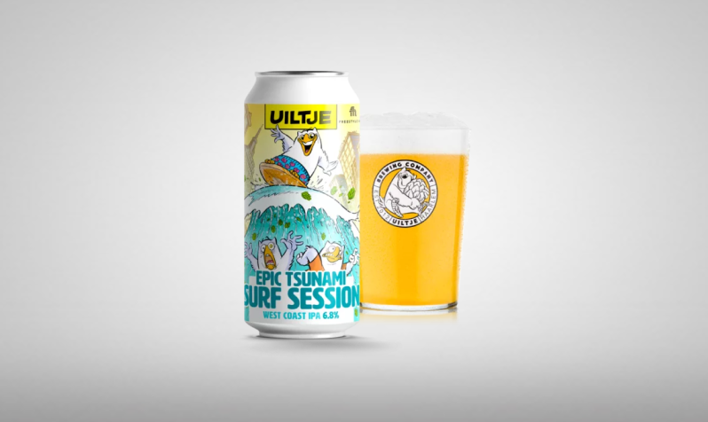 Uiltje Epic Tsunami Surf Session Blikje