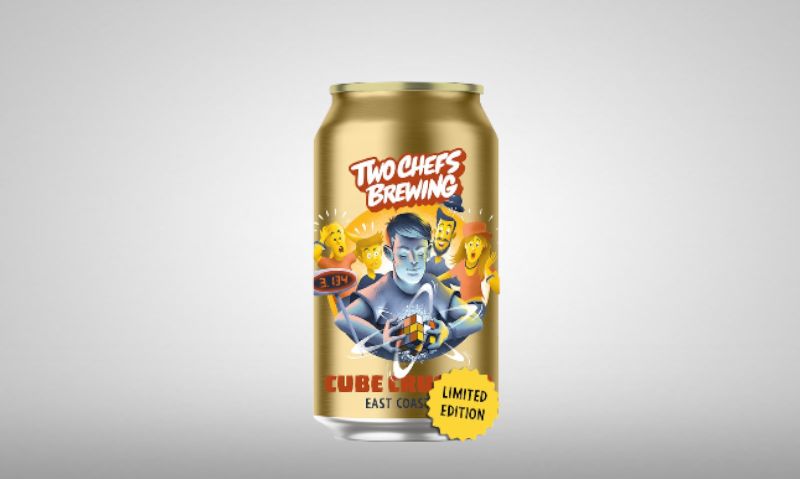Two Chefs brewing cube crush blik