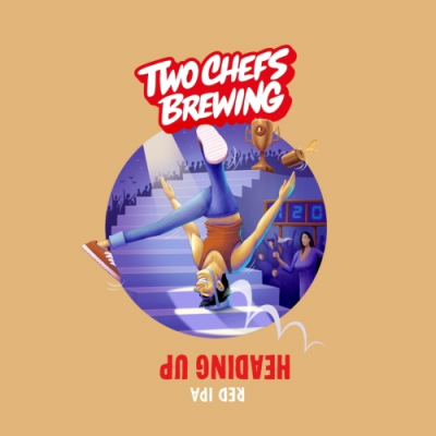 Two Chefs Heading Up logo