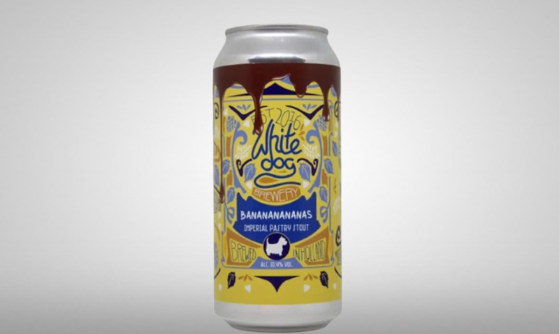 White Dog Banananananas 