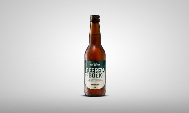 Hert Bier BeerenBock Flesje