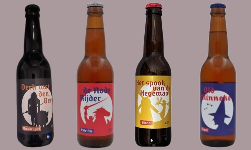 vier Tanklokaal bieren