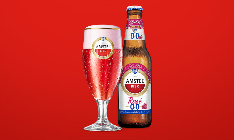 Amstel Rosé 0.0% bier