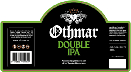 Othmar Double IPA etiket