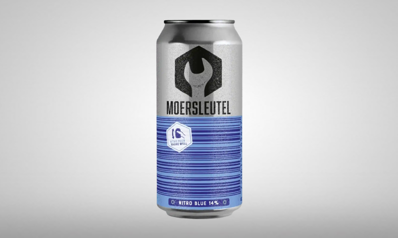 Moersleutel Barcode Nitro Blue Blikje