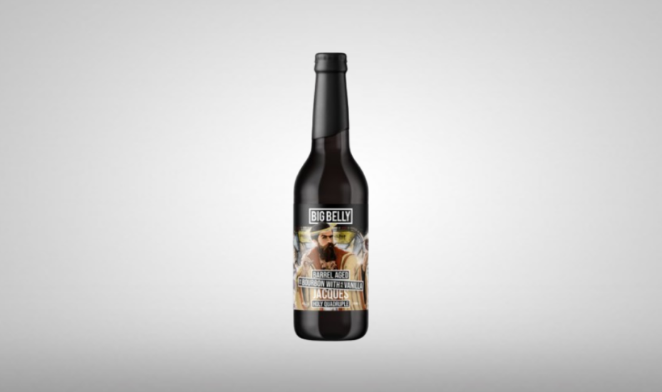 Big Belly Jacques Bourbon Vanilla BA Flesje
