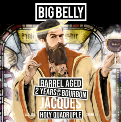 Big Belly Jacques Bourbon Vanilla BA Logo