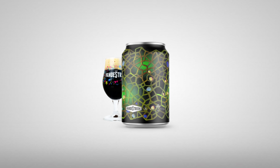 VandeStreek Tripel Black IPA Cognac BA Blikje