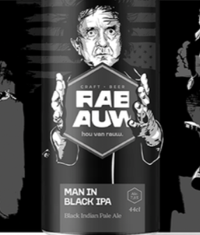 Rabauw Man in Black IPA Logo
