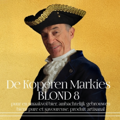 De Koperen Markies Blond 8 Logo