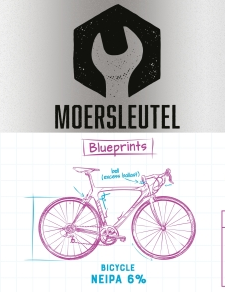 Moersleutel Blueprints Bicycle NEIPA Logo