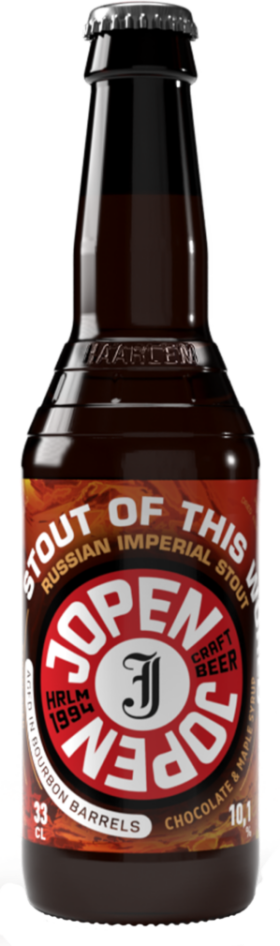 Jopen Stout Of This World Bourbon bier