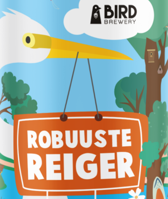 Robuuste Reiger bier logo
