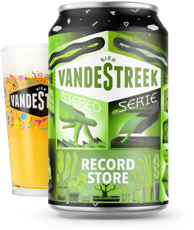vandeStreek Stereo Serie Record Store Blikje