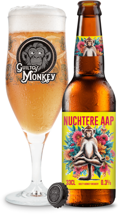 Guilty Monkey Nuchtere Aap Flesje