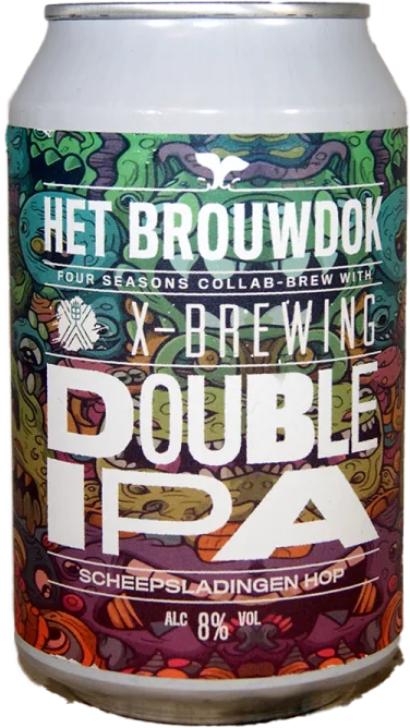Het Brouwdok X Brewing Double IPA Blikje