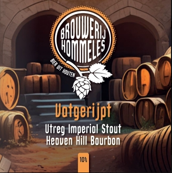 Hommeles Vatgerijpt Utreg Imperial Stout Heaven Hill 2024 logo