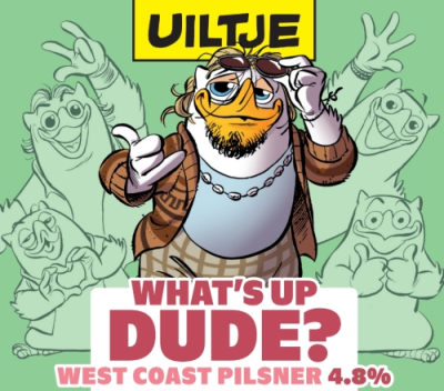 Uiltje What s up Dude Logo