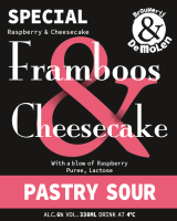 De Molen Framboos Cheesecake logo