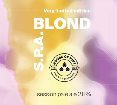 House of Pint S P A Blond Logo
