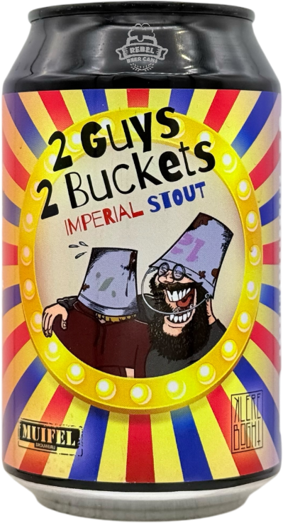 Muifel x Klere Boght 2 Guys 2 Buckets Blikje