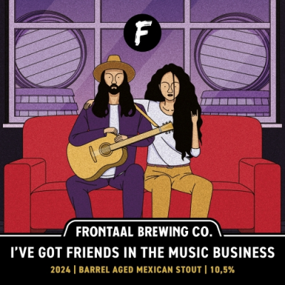 Frontaal I ve got Friends in the Music Business BA Logo