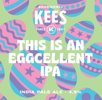Kees This is an Eggcellent IPA logo