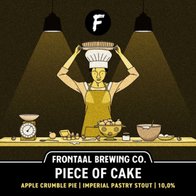 Frontaal Piece Of Cake Apple Crumble Pie logo