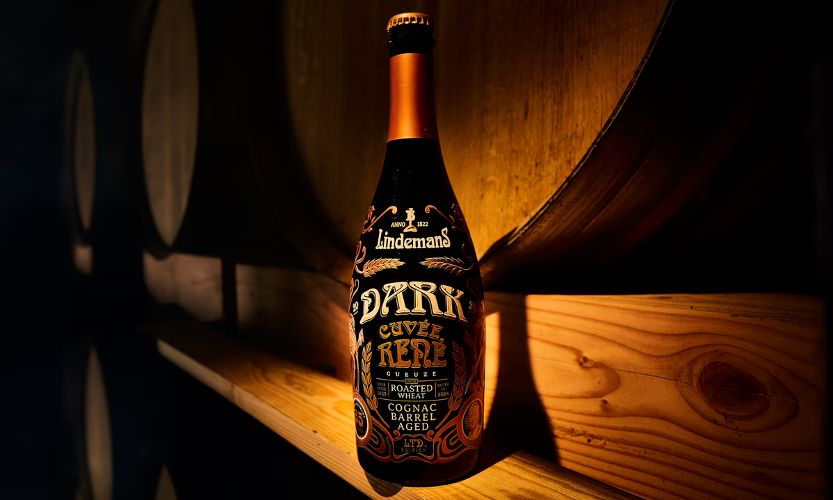 Lindemans Gueuze Dark Cuvée René fles