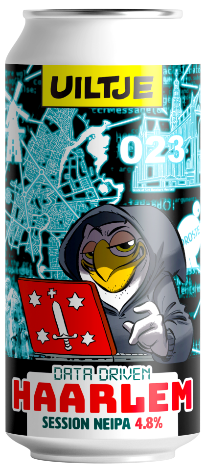 Uiltje Data Driven Haarlem Session IPA blik