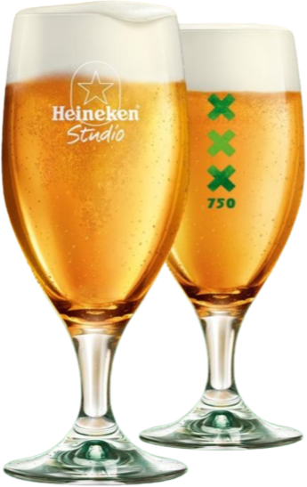 Heineken Speciaalpils ter ere van 750 Jaar Amsterdam glazen