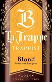 La Trappe Blond Special Edition 2025 tekst op fles