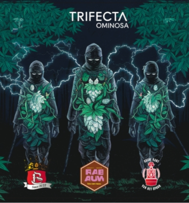 Brabo Brewery x Goede Kant van het Spoor x Rabauw Trifecta Ominosa logo