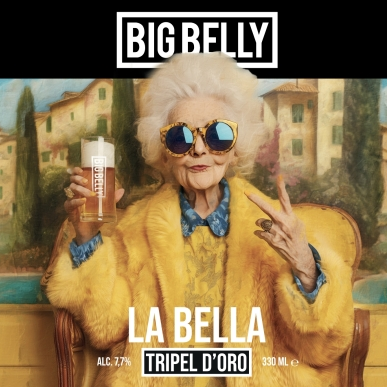 Big Belly LA BELLA bier logo