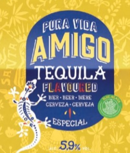 Amigo Tequila logo van vroeger