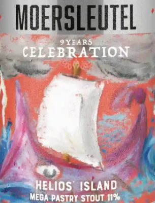 Moersleutel 9 Years Helios' Island logo