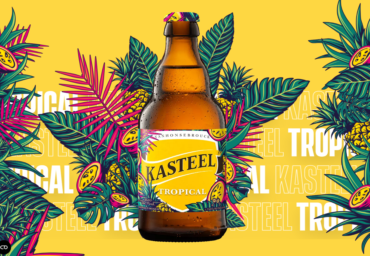 Kasteel Tropical bier visual