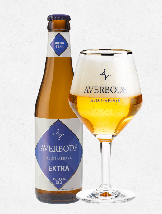 Averbode Extra flesje en glas