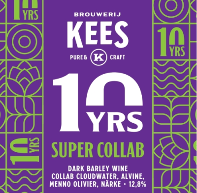 Kees 10 Years Super Collab logo