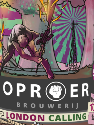 Oproer London Calling Tonka Tapes bier logo