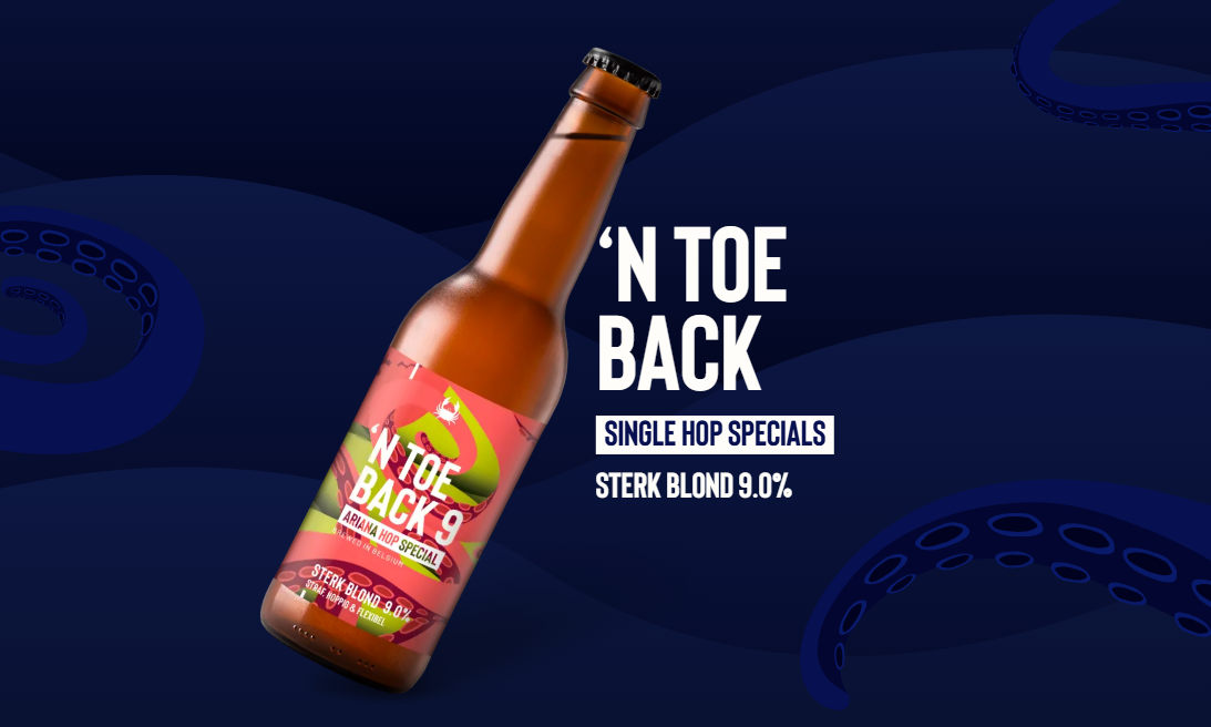 Scheldebrouwerij 'n Toeback 9 flesje bier