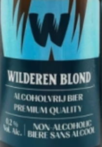 Etiket van Wilderen Blond 0,2% alcoholvrij bier.