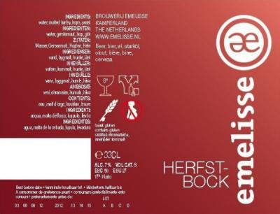 Emelisse Herfstbok - Mooi amberrood gekleurd bokbier
