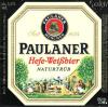 Paulaner Hefe Weisse - Een troebel geelbruin bier
